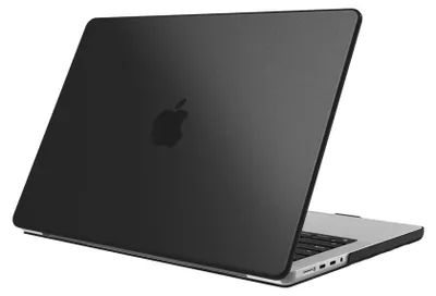 Produktbild von Fintie Hülle Kompatibel mit MacBook Pro 14 Zoll M5 M4 M3 M2 M1 Pro/Max (2026-2021) A3427 A3426 A3434 A3112 A3401 A3185 A2992 A2918 A2779 A2442, Schwarz(Matt)