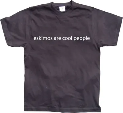 Produktbild von Eskimos are cool people - XX-Large - Black