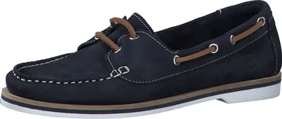 Produktbild von Tamaris Damen Schnürschuhe/ Bootsschuhe Blau Rauleder Größe: 36