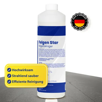Produktbild von Mr. Perfect Felgen Star Felgenreiniger 1L - Reiniger für Alu & Stahl