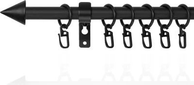 Produktbild von Gardinenstange Kegel, 16 mm, ausziehbar 130 - 240 cm Schwarz