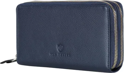 Produktbild von Leder Geldbörse mit RFID-Schutz - Portemonnaie für Damen & Herren aus echtem Leder - Wallet mit Münzfach - Geldbeutel für Frauen und Männer