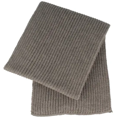 Imagen del producto de Bufanda de punto de color liso, hecha de lana merino 100%, de la marca Hut-Breiter
