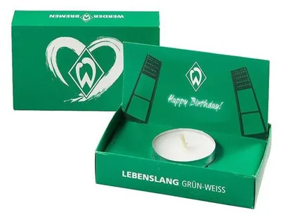 Produktbild von Werder Bremen Teelicht-Grußkarte