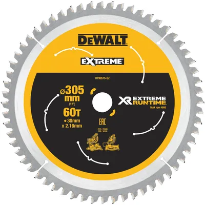 Image de Lame scie circulaire 305x30 mm 60 Dents XR Extrême runtime DEWALT - DT99575