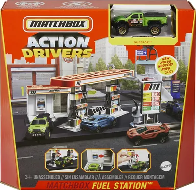 Produktbild von Matchbox Action Drivers Playset Assortment, 3 Jahr(e), Kunststoff, Gemischte Farben