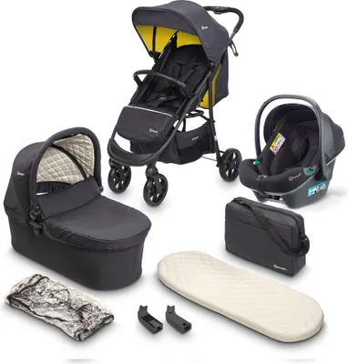 Produktbild von BabyGo Kombikinderwagen Style 3in1, mustard