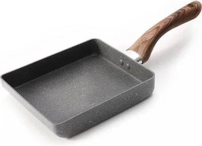 Image de Petite poêle antiadhésive 18 x 15 cm pour omelette japonaise