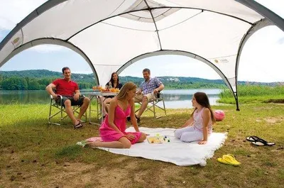 Obrázok produktu pre Stan 3,65 m x 3,65 m s prístreškom