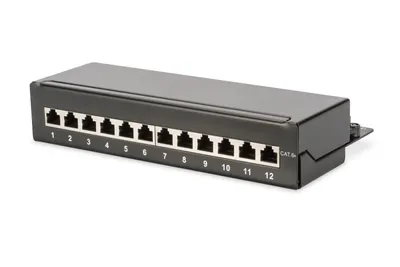 Image de Panneau de brassage CAT6A DIGITUS 12PortAP Class EA,blindé,sw