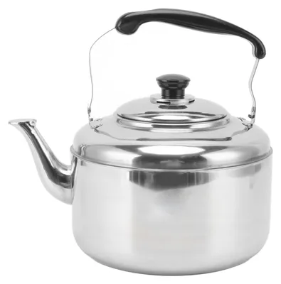 Produktbild von Teekessel, 5,5 l, großes Fassungsvermögen, rostfreier Edelstahl, bequemer Griff, Pfeifen für Gasherd, Induktion