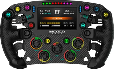 Produktbild von moza-racing Formel-Lenkrad PC MOZA Quick Release Carbonfaser High-End perfekte Ergonomie
