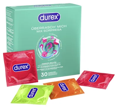 Productafbeelding van Durex Verras Me condooms-mix – mix met 4 soorten – pak van 30