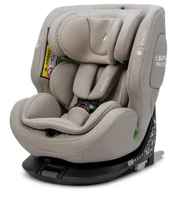 Produktbild von Osann One360 Reboarder drehbarer Kindersitz Isofix 40-150 cm, 0-12 Jahre, mitwachsender Baby Autositz, Komfort & sicher - Wheat