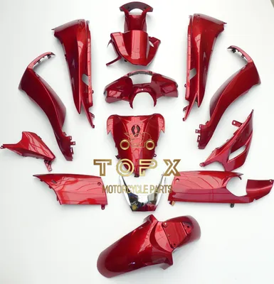 Produktbild von Karosserieverkleidungssatz x14 Verkleidung Seitenkotflügel Honda SH 125 13-16 K01