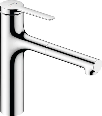 Produktbild von Hansgrohe Zesis M33 Armatur Wasserhahn Einhebel-Küchenmischer, 160, Ausziehbrause, 2jet Chrom - inkl.