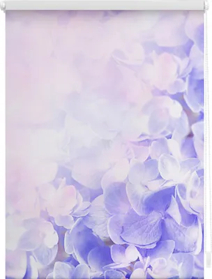 Produktbild von Lichtblick Rollo Klemmfix, ohne Bohren, Verdunkelung, Hortensie - Lila 90 x 150 cm