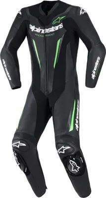 Produktbild von Alpinestars GP Force V2 1-Teiler Motorrad Lederkombi, schwarz/grün, 48