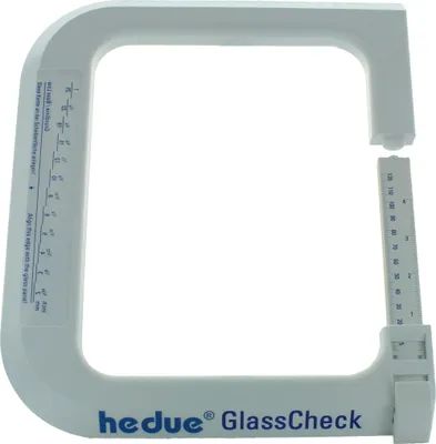 Immagine prodotto di hedue GlassCheck - misurazione precisa dello spessore del vetro