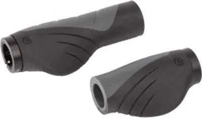 Produktbild von Ergotec MTB-ATB-Griffe Aero 2 schwarz/grau, 92/132mm, Ø22, Kraton