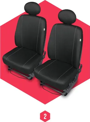 Produktbild von Sitzbezüge für Renault Trafic III (14-) Vorne 1+1 Autositzbezüge Schonbezüge BUS