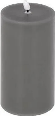 Produktbild von Kaheku LED Teelicht Flaca 2er Set grau 4,3Ø 2,7h