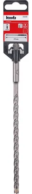 Image de kwb HB4X SDS Plus Marteau perforateur, 210 mm, Ø 8 mm (plaquette en carbure de tungstène, quatre tranchants, pointe de centrage, spirale quadruple plus, acier à outils, SDS Plus)