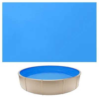 Produktbild von VEVOR Poolinnenfolie 3,6 m, Poolfolie für 90 cm Wandhöhe, Ersatzfolie aus PVC, Innenhülle 0,4 mm Stärke, Schwimmbadfolie Überlappend, Austauschfolie, Geeignet für Oberirdische Pools, Blau
