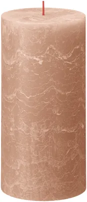 Produktbild von Bolsius Stumpenkerze Rustikal Creamy Caramel - 20 cm / ø 10 cm
