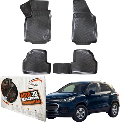 Produktbild von Trimak Autofußmatten kompatibel mit Chevrolet Trax 2013-2022 Auto Allwetter Gummimatten