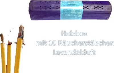 Produktbild von Holz-Räucherstäbchenbox Räucherturm Räuchersäule
