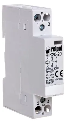Obrázok produktu pre Modulárny stýkač 20A 2NO 0R 24V AC RIK20-20-24 2608178