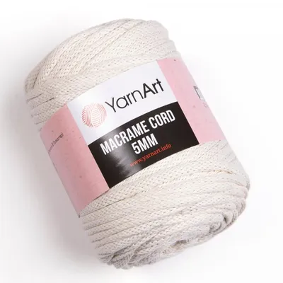 Obrázek produktu pro Yarn Art Macrame Cord 5 mm 85 m 752 Šňůra