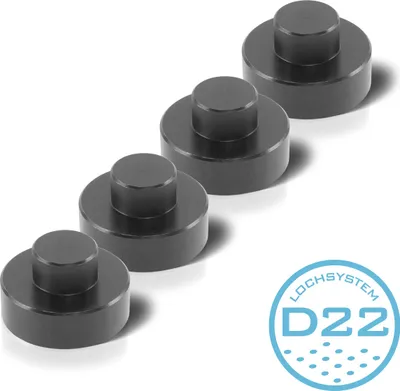 Produktbild von STAHLWERK Abstandhalter und Spannbolzen 44 x 15 mm stapelbar 4er Set