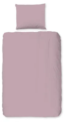 Productafbeelding van Good Morning Peuter Dekbedovertrek Katoen Uni - soft pink 120x150cm