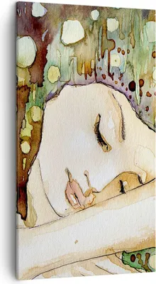 Produktbild von Bild auf Leinwand - Leinwandbild - Frau modern - 45x80cm - Wand Bild - Wanddeko - Wandbilder - Leinwanddruck - Bilder - Kunstdruck - Wanddekoration - Leinwand bilder - Wandkunst - PA45x80-3553