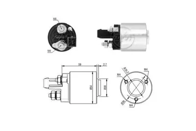 Obrázek produktu pro Elektromagnetický spínač, startér od ERA (ZM5492) Spínač startovacího systému