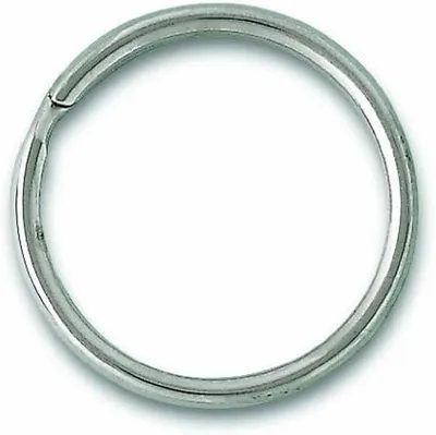 Productafbeelding van Sleutelringen - Ringetjes - Sleutels Organiseren - Versterkt Nikkelstaal - 26 mm - Grijs