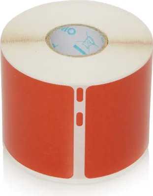 Produktbild von DYMO Orignal LabelWriter Versandetiketten/-Namensschilder rot| 54 mm x 101 mm | Rolle mit 220 leicht ablösbaren Etikettenband | selbstklebendes Etikettenband | für LabelWriter Etikettendrucker