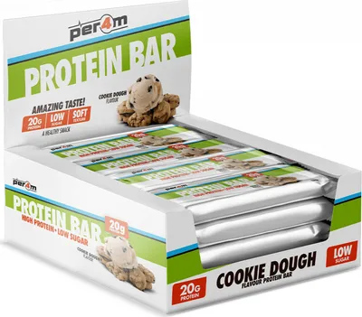 Produktbild von Per4m Protein Bar (12x62g) Cookie Dough - Riegel - Protein-Riegel