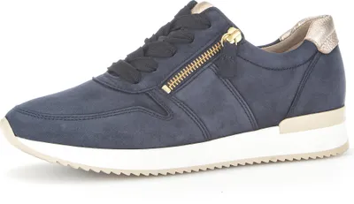 Produktbild von Gabor Shoes Sneaker - Blau / Puder Leder Größe: 36 Normal