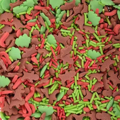 Produktbild von Zuckerstreusel 1kg Weihnachts-Lebkuchen-Konfetti