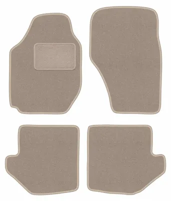 Obrázok produktu pre Velúrové autokoberce pre: Toyota RAV4 I 1994-2000 (SUV) – sada 4 ks, béžové, na mieru – Wielganizator LUX