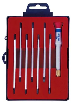 Schraubendreher-Set, 7-teilig, Schlitz, Phillips, Torx