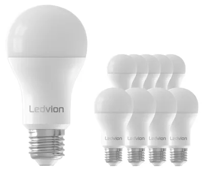 Produktbild von Ledvion 10er Set E27 LED Lampe Dimmbar 4000K 8.8W 806 Lumen
