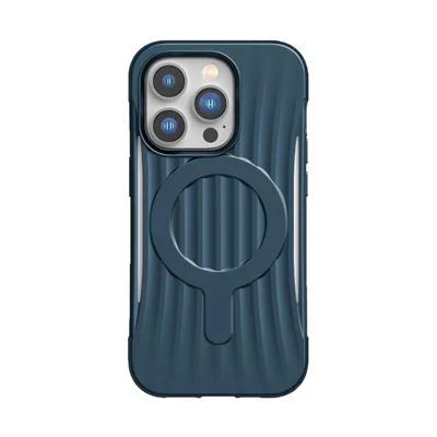 Produktbild von Raptic X-Doria Clutch Built Case iPhone 14 Pro Max mit MagSafe Backcover Blau