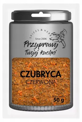 Zdjęcie produktu dla Przyprawa Czubryca czerwona Orzeszek 50 g