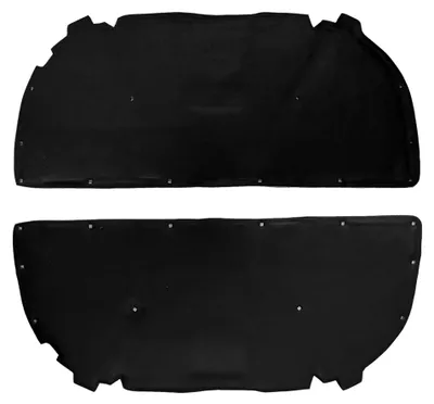 Image de Coussin d'isolation pour capot, réduction du bruit, protection thermique, couleur noire