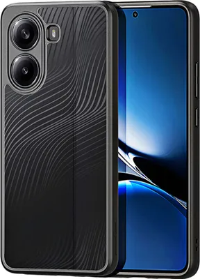 Produktbild von Xiaomi Poco X7 Pro Hülle - Dux Ducis Aimo Series - Transparent TPU Back Cover - Schwarz