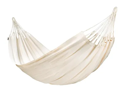 Immagine prodotto di La Siesta Modesta Latte - Amaca doppia in Cotonelogico, amaca bianca naturale